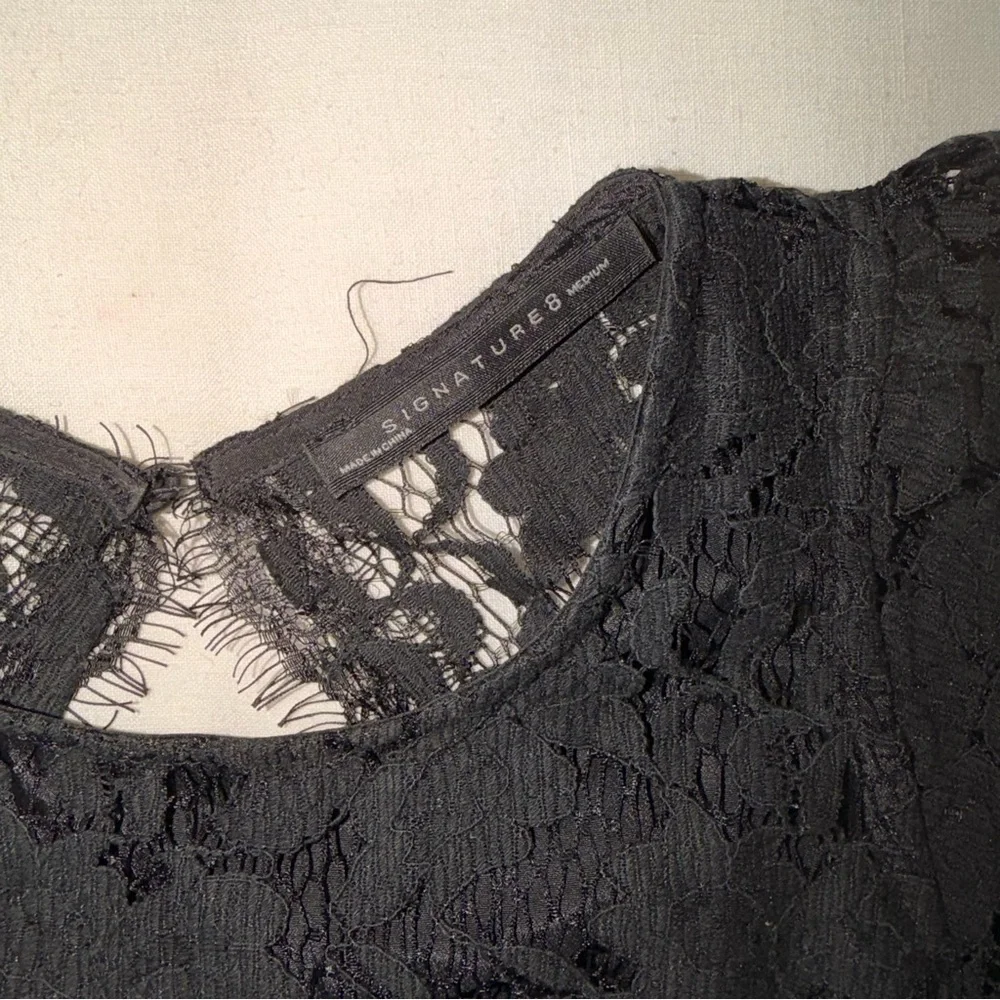 Signature8 Black Lace Backless Cocktail Dress - Picture 3 of 8